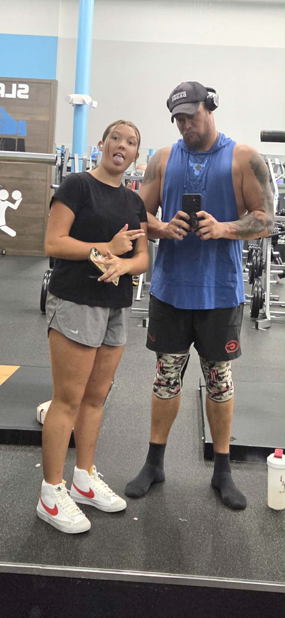 Training in the gym